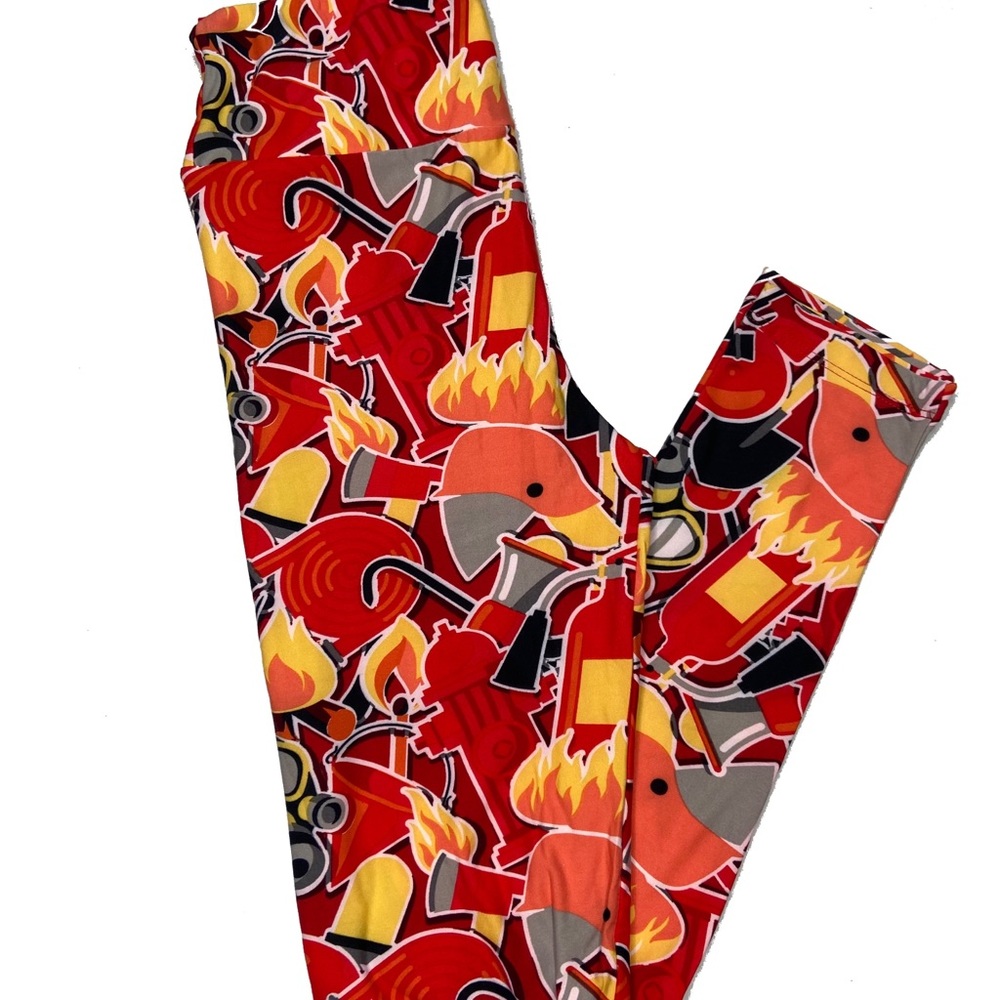 LuLaRoe OS (One Size) Firefighter Leggings